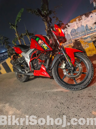 TVS Apache RTR 4v 160 DD 2018 model 2019 registration